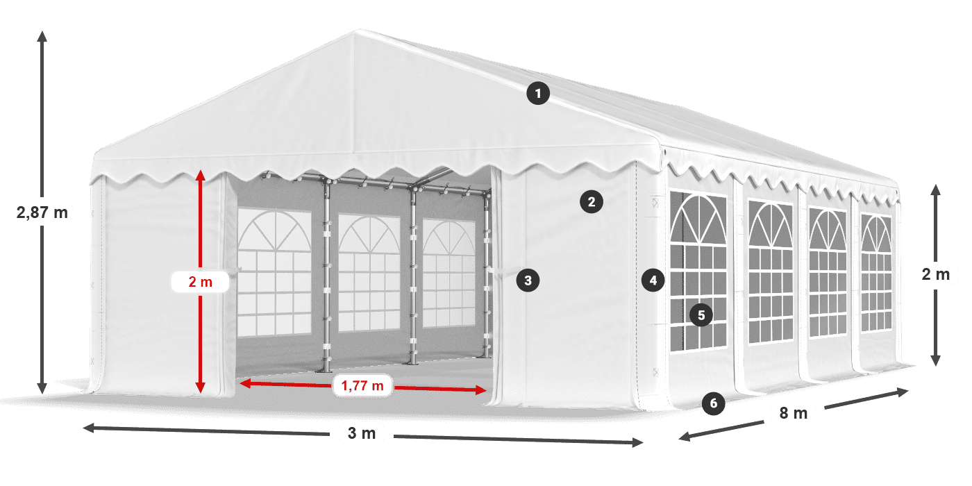 IPE 240 PE legende 2m