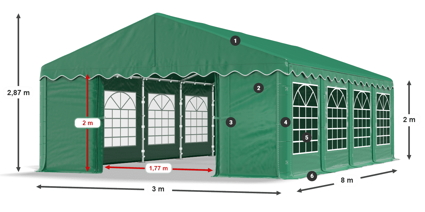 IPE 240 PE legende 2m