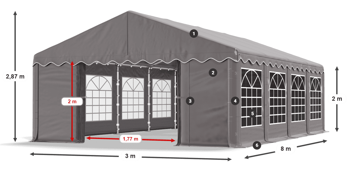 IPE 240 PE legende 2m