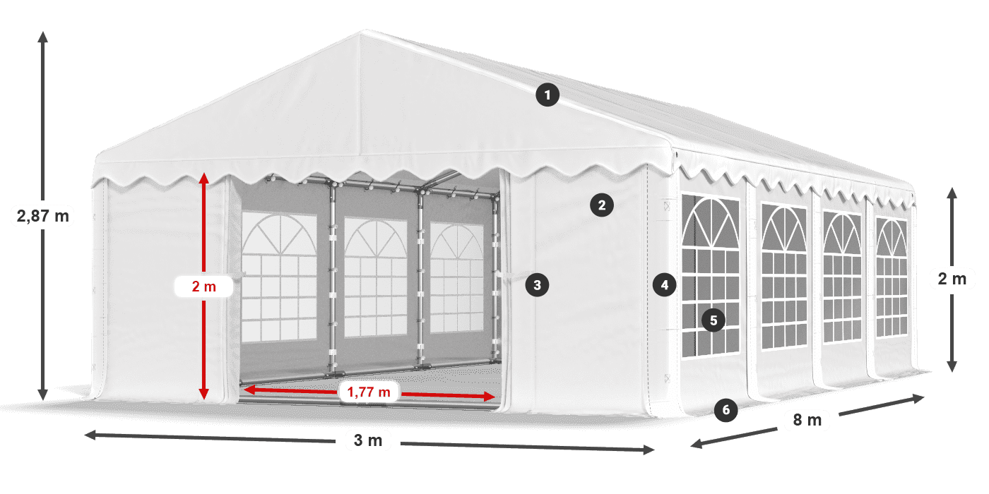 IPE 240 PE legende 2m