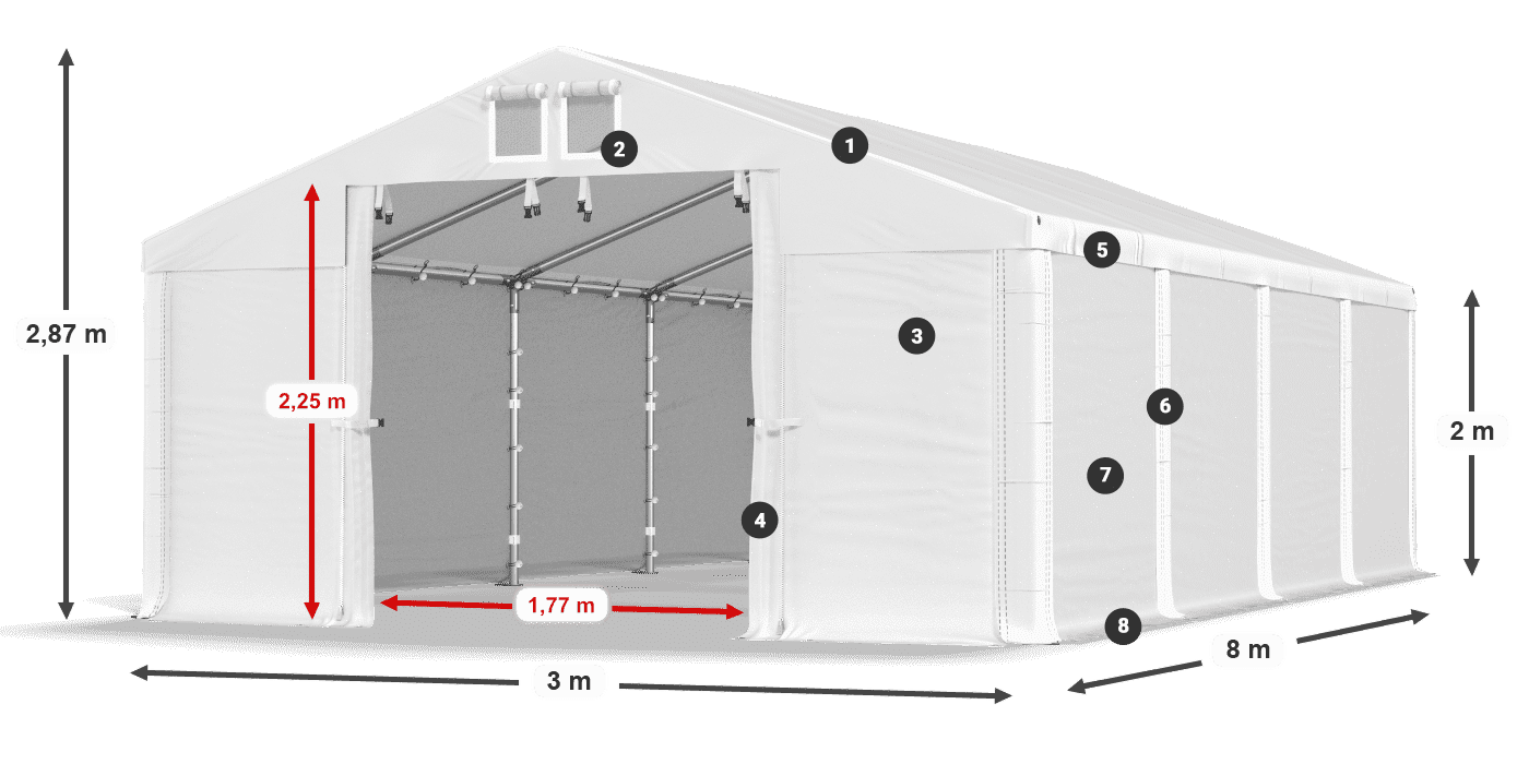 MSD 560 PVC legende 2m