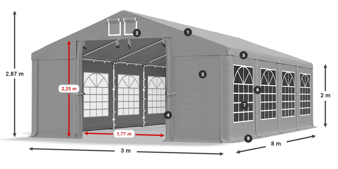 ISD 560 PVC legende 2m
