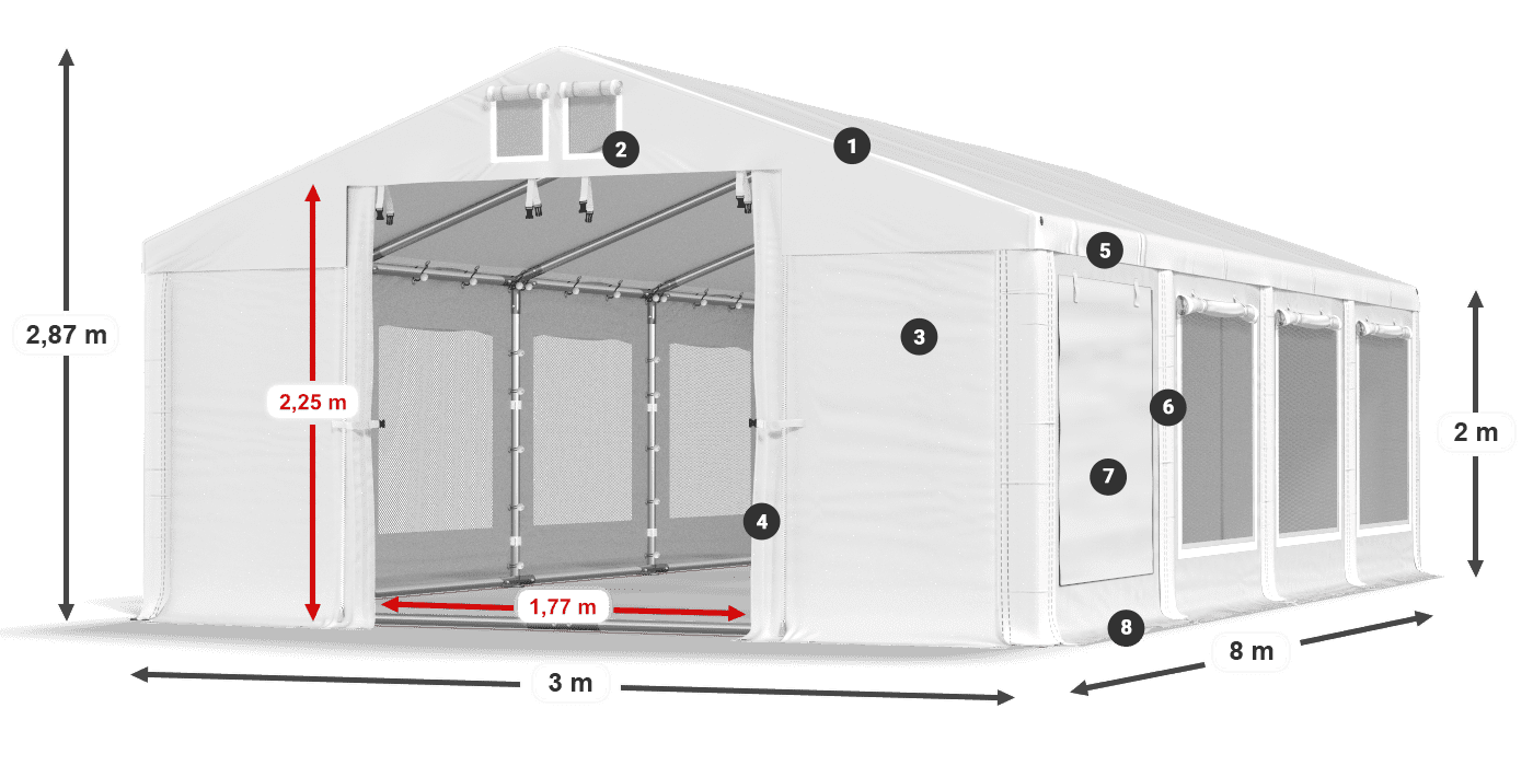 ISDM 560 PVC legende 2m