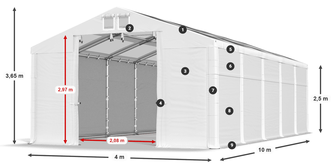 MMST 580 PVC legende 2,5m