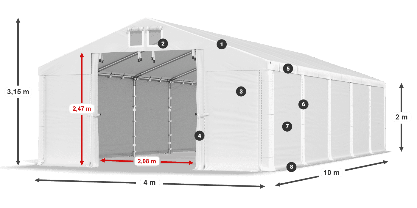 MFR 620 PVC legende 2m