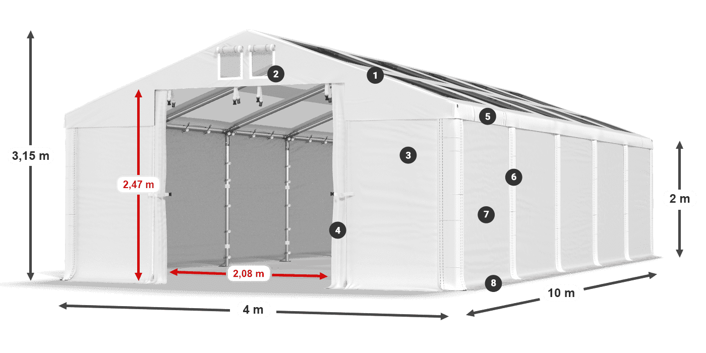 MMST 580 PVC legende 2m