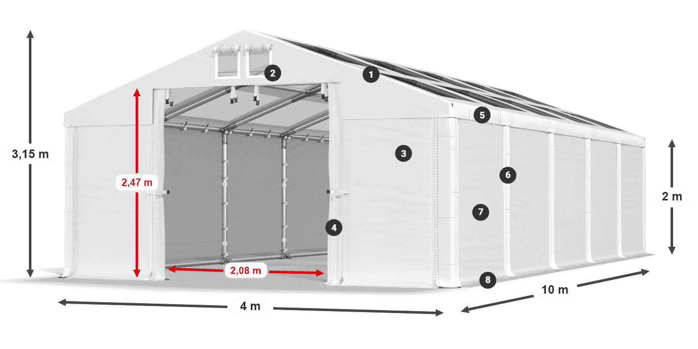 MMST 580 PVC legende 2m
