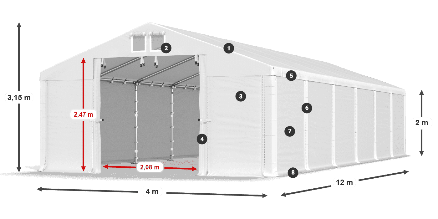 MFR 620 PVC legende 2m