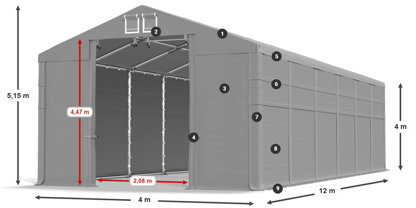 MFR 620 PVC legende 4m