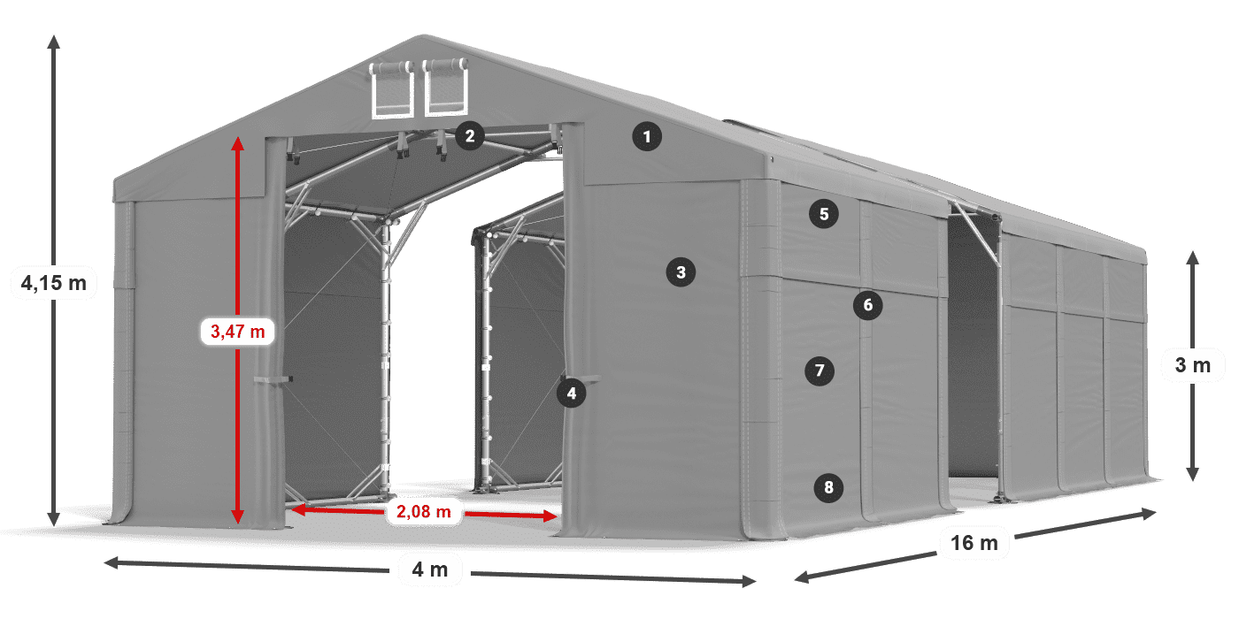 MFR 620 PVC legende 3m