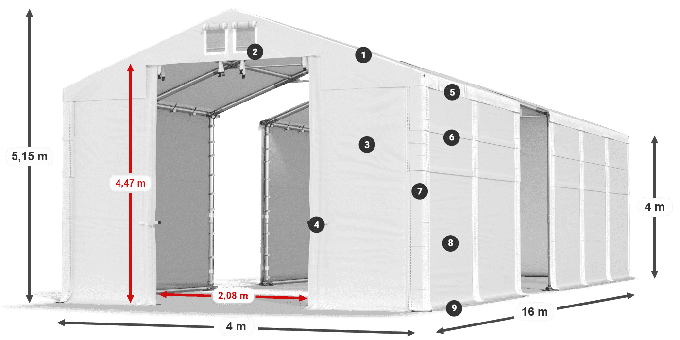 MFR 620 PVC legende 4m