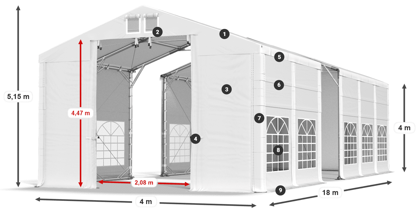 IFR 620 PVC legende 4m