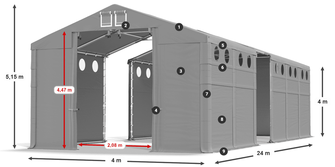 MFRO 620 PVC legende 4m