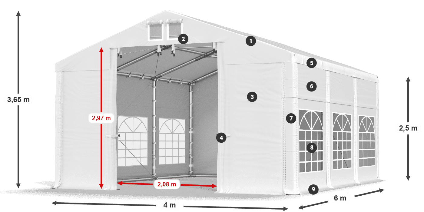 ISD 560 PVC legende 2,5m