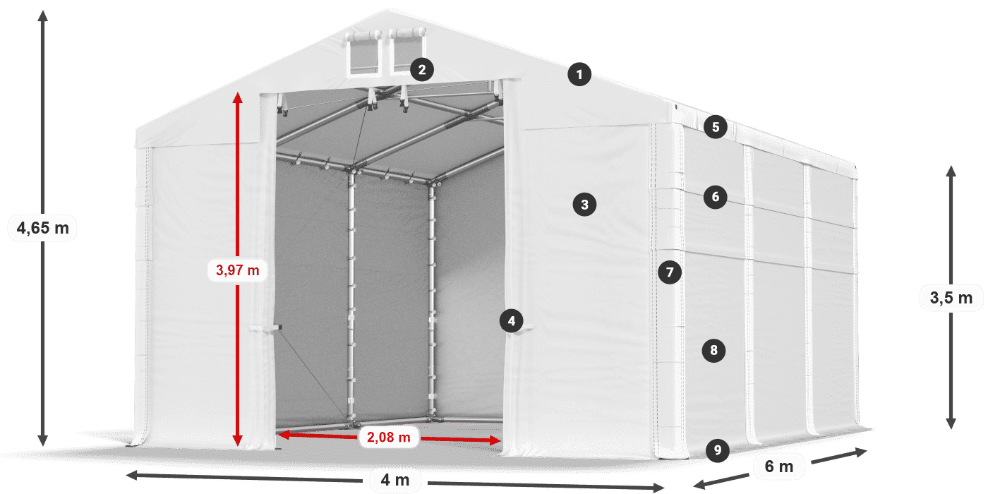 MFR 620 PVC legende 3,5m