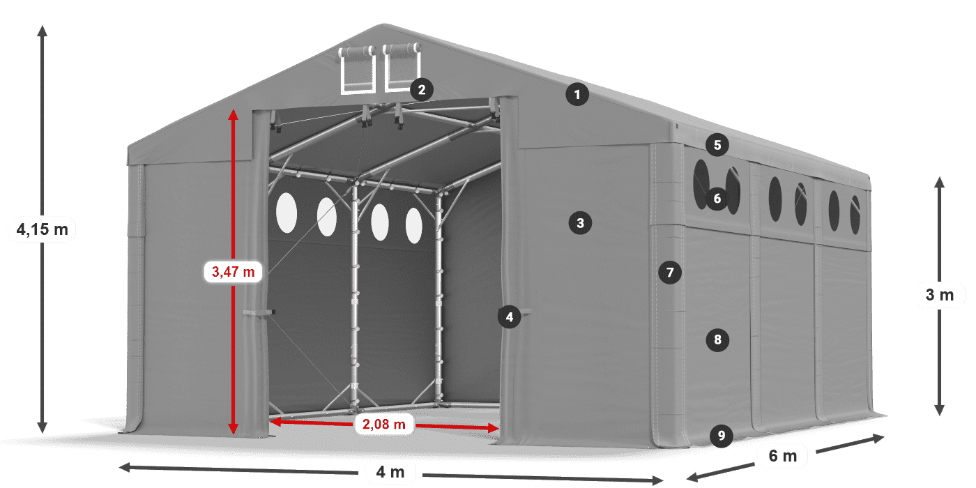 MFRO 620 PVC legende 3m
