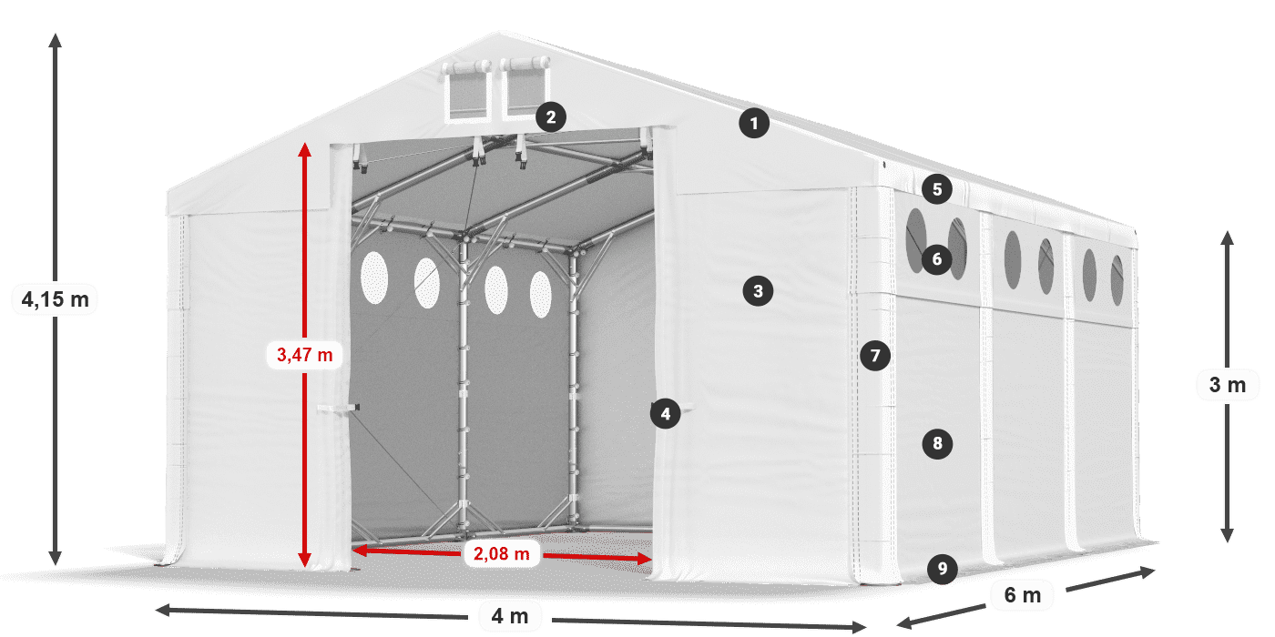MFRO 620 PVC legende 3m