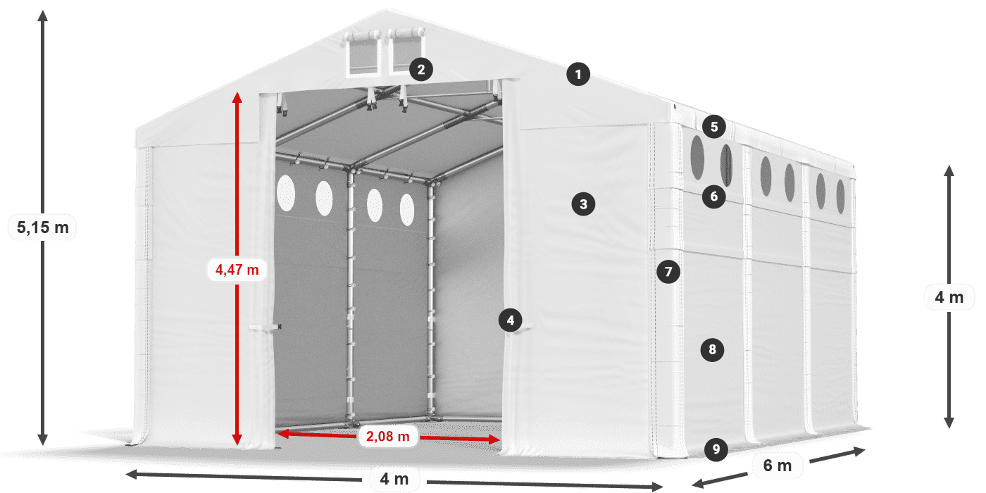 MFRO 620 PVC legende 4m