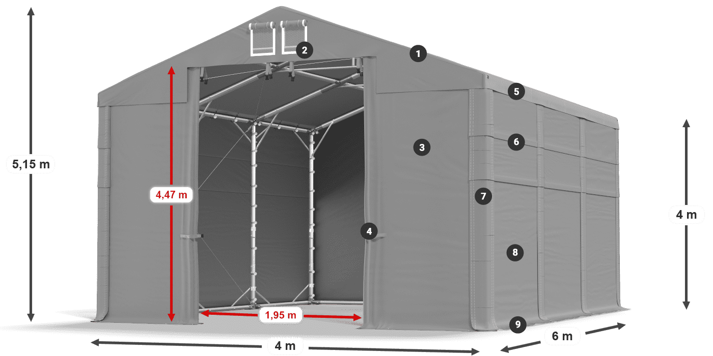MSD 560 PVC legende 4m