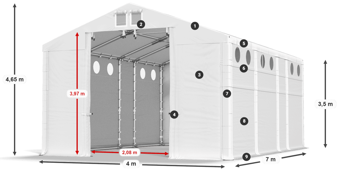 MFRO 620 PVC legende 3,5m