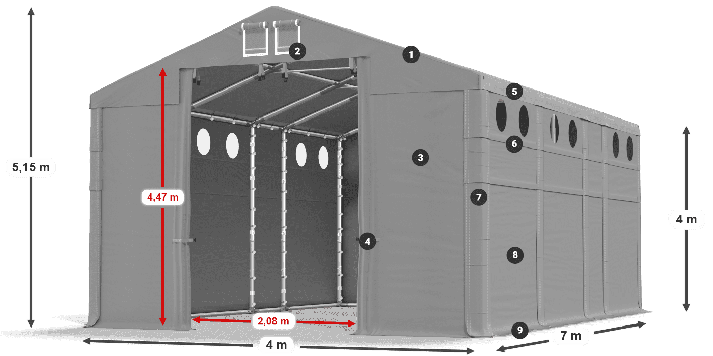 MFRO 620 PVC legende 4m