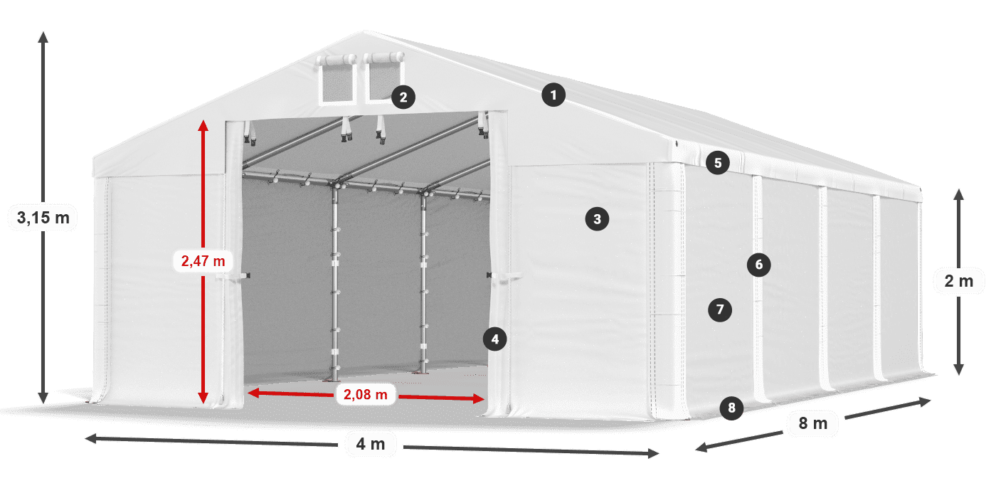 MSD 560 PVC legende 2m
