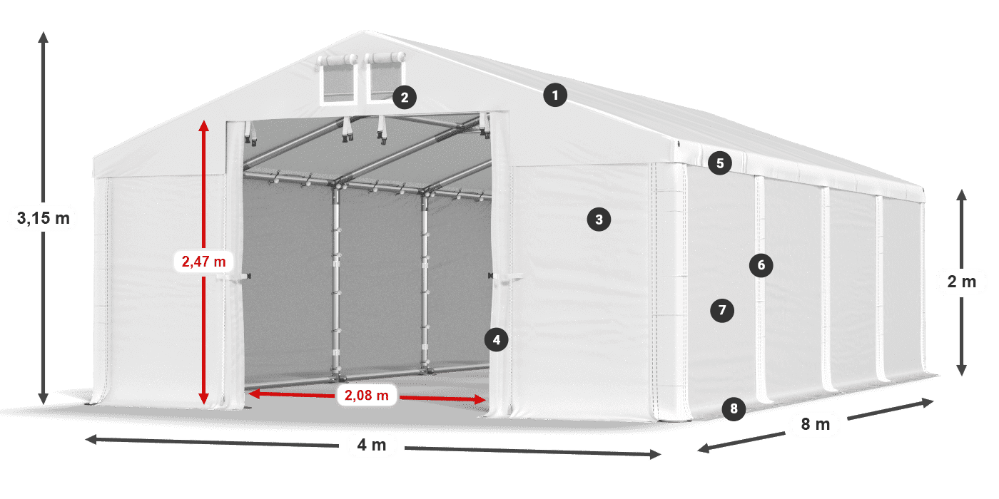 MSD 560 PVC legende 2m