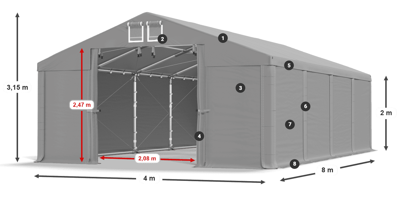 MSD 560 PVC legende 2m