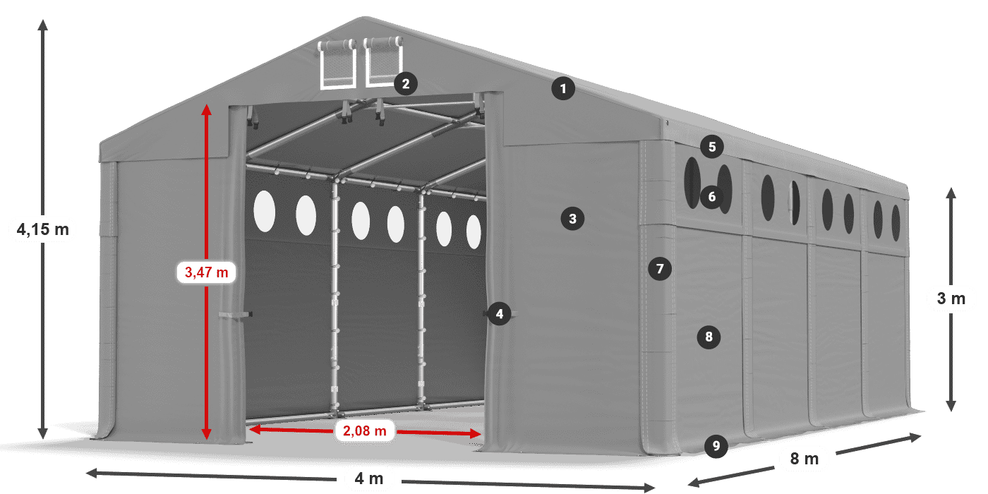 MFRO 620 PVC legende 3m