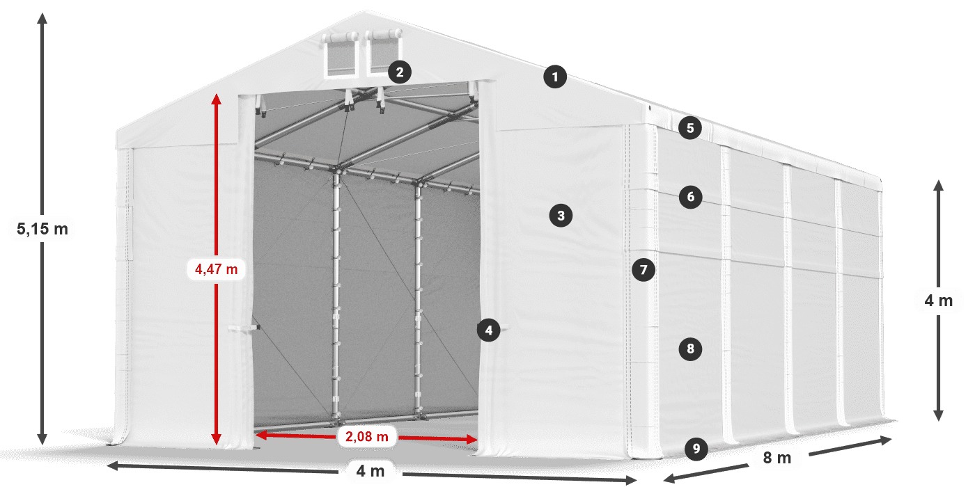 MSD 560 PVC legende 4m