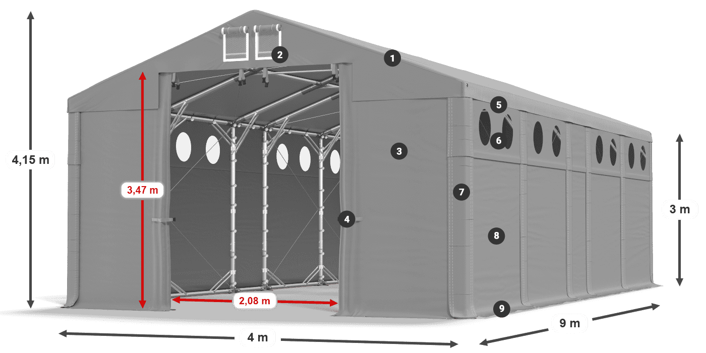 MFRO 620 PVC legende 3m