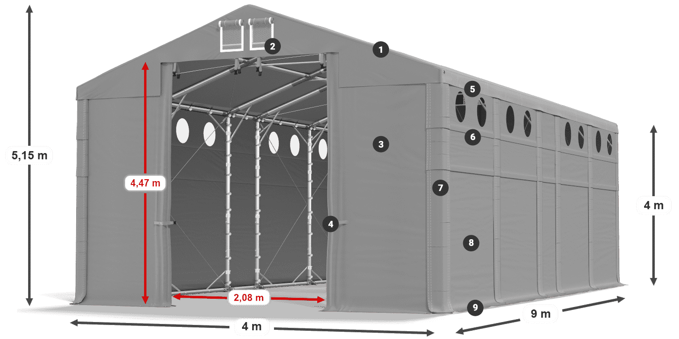 MFRO 620 PVC legende 4m