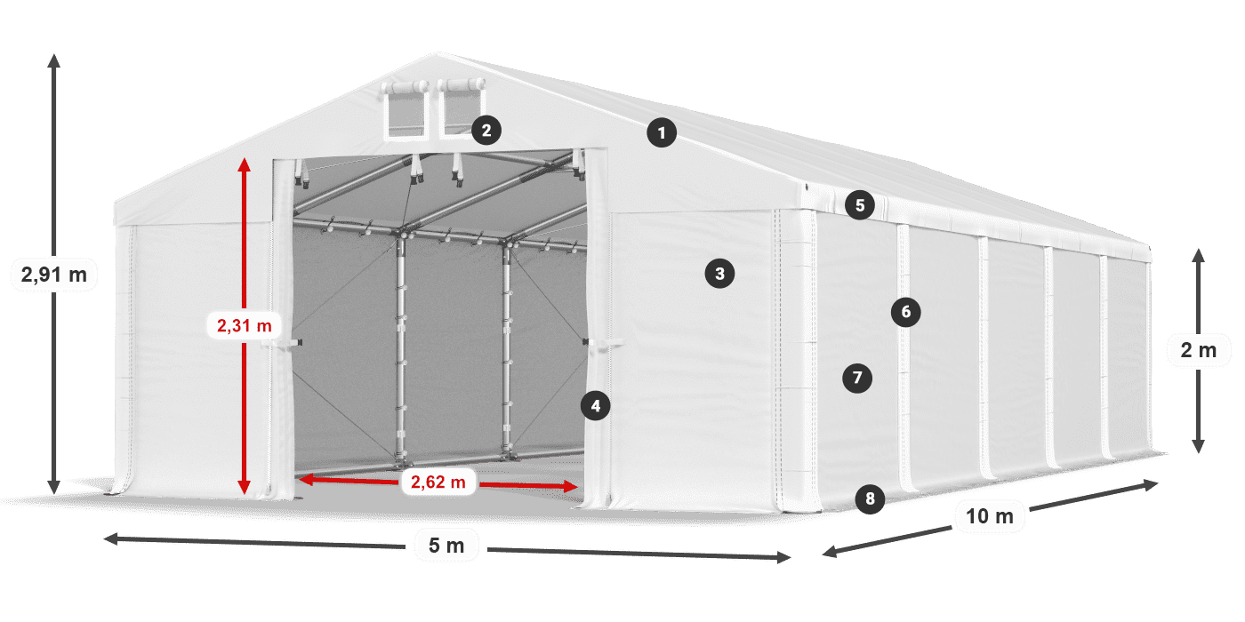 MSD 560 PVC legende 2m