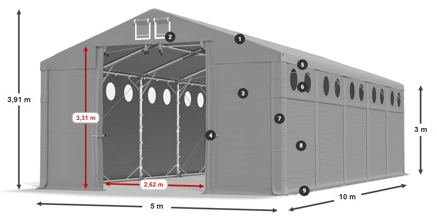 MFRO 620 PVC legende 3m