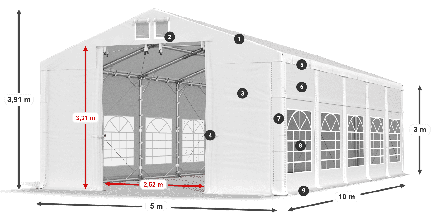 IFR 620 PVC legende 3m