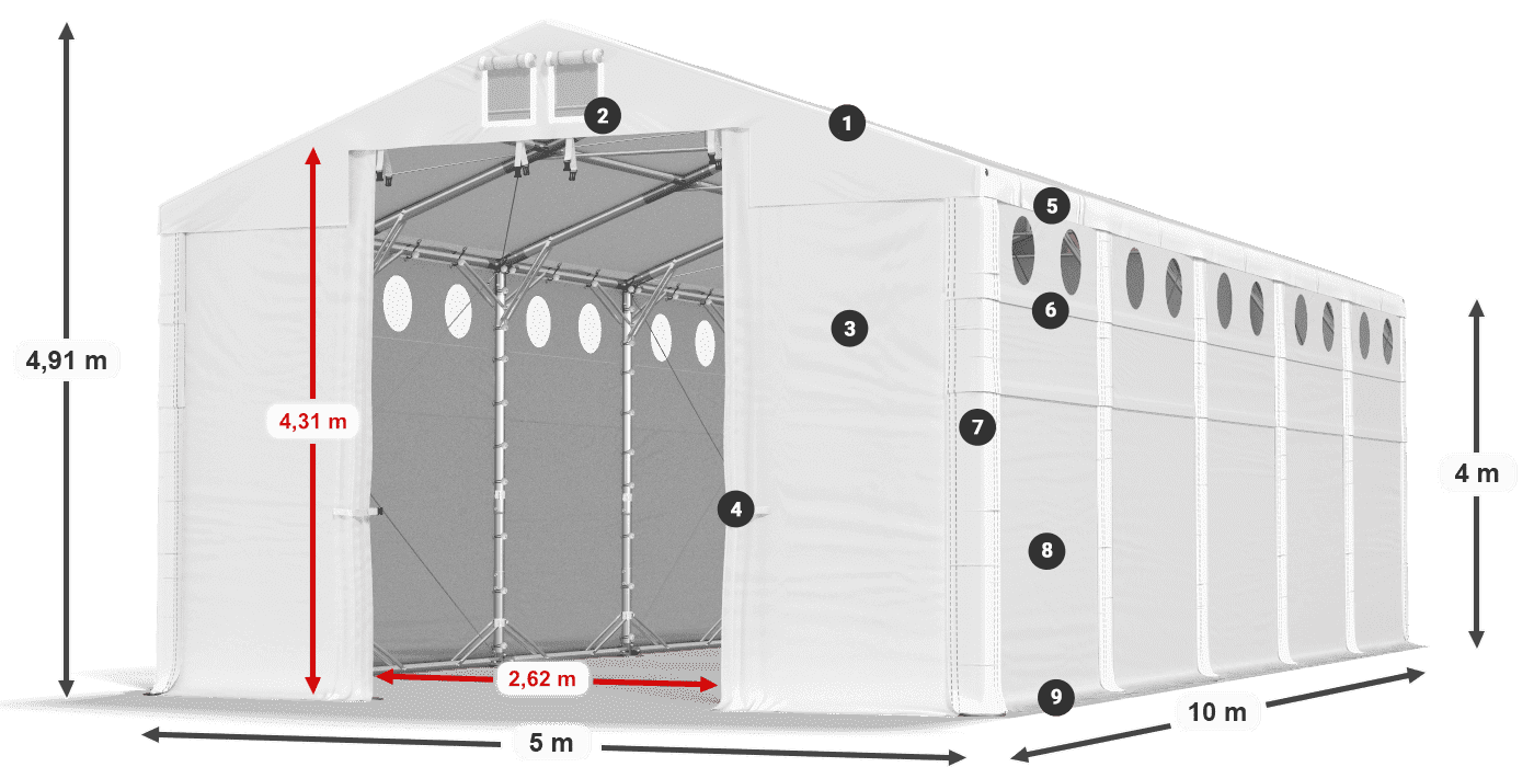 MFRO 620 PVC legende 4m