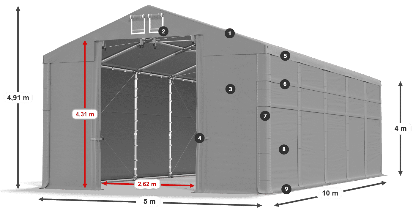 MSD 560 PVC legende 4m