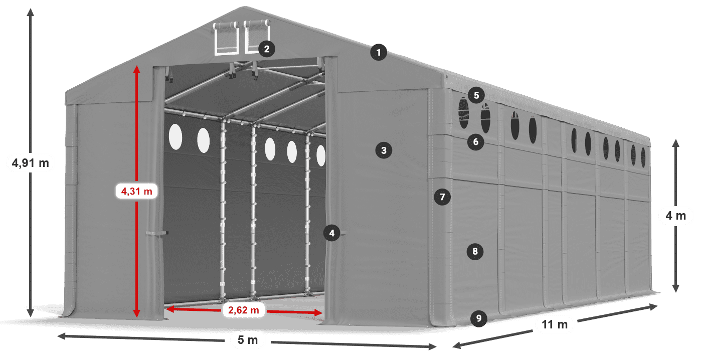 MFRO 620 PVC legende 4m