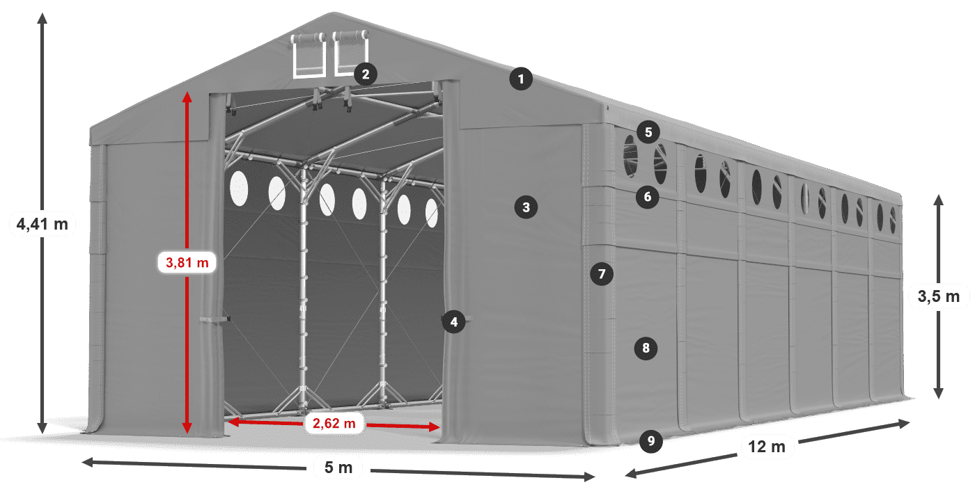 MFRO 620 PVC legende 3,5m