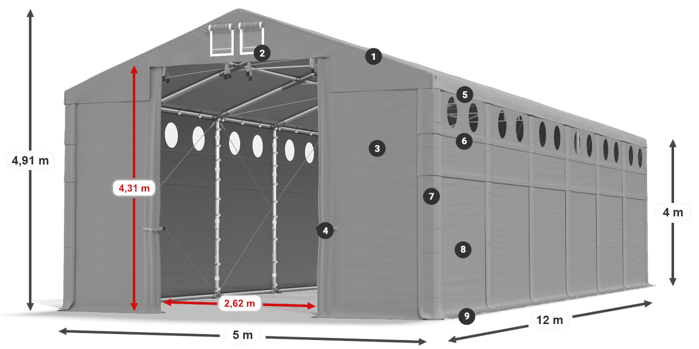 MFRO 620 PVC legende 4m