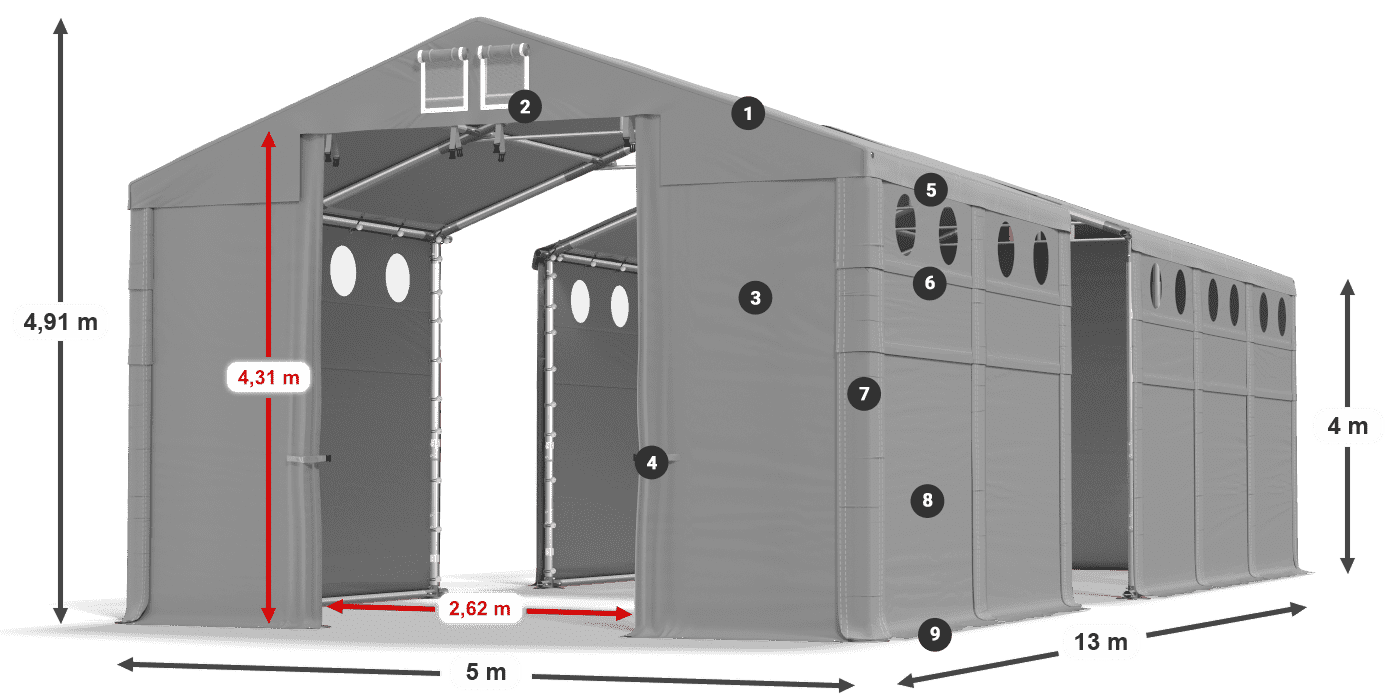 MFRO 620 PVC legende 4m