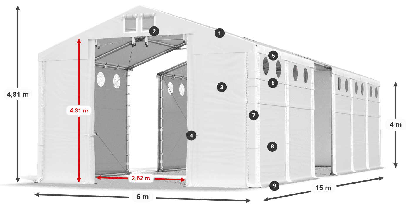 MFRO 620 PVC legende 4m