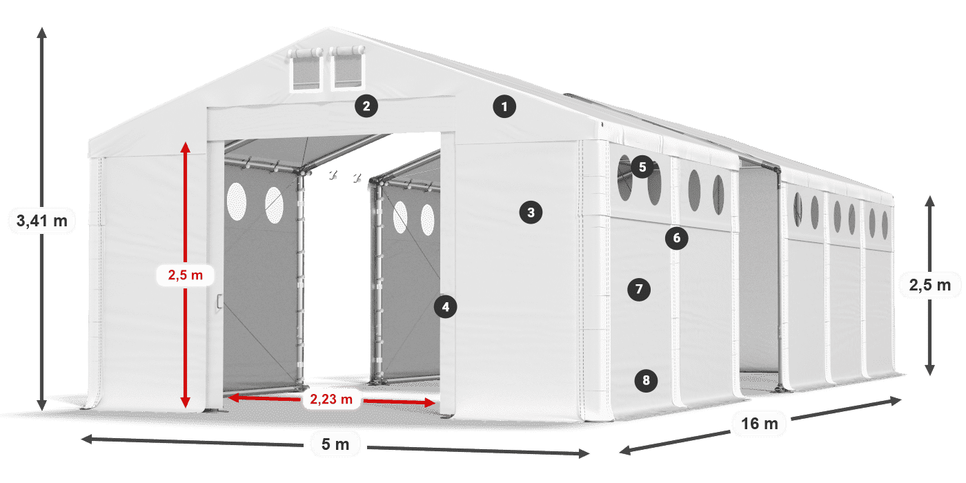 MFRO 620 PVC legende 2,5m