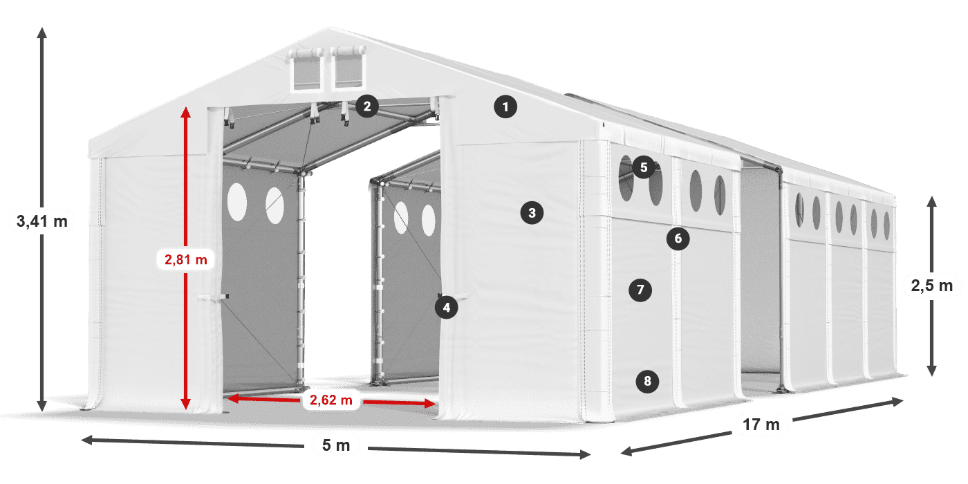 MFRO 620 PVC legende 2,5m