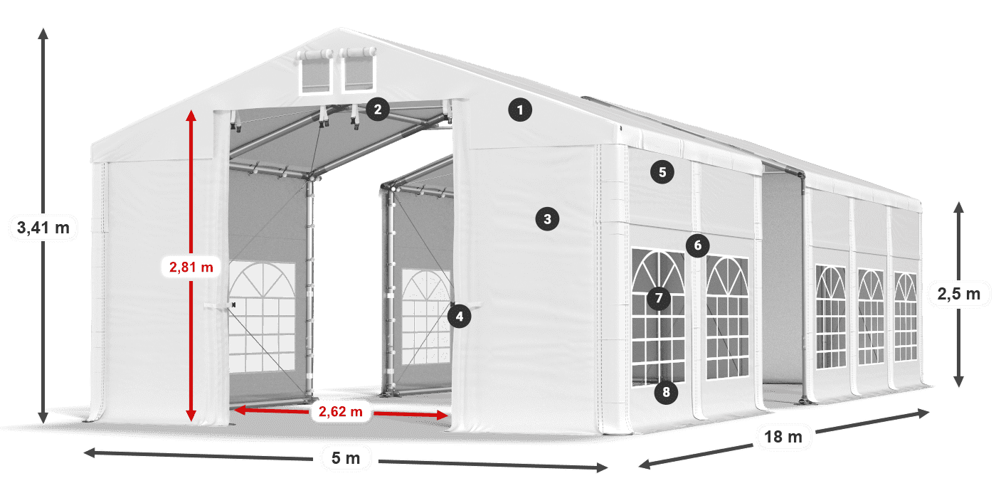IFR 620 PVC legende 2,5m