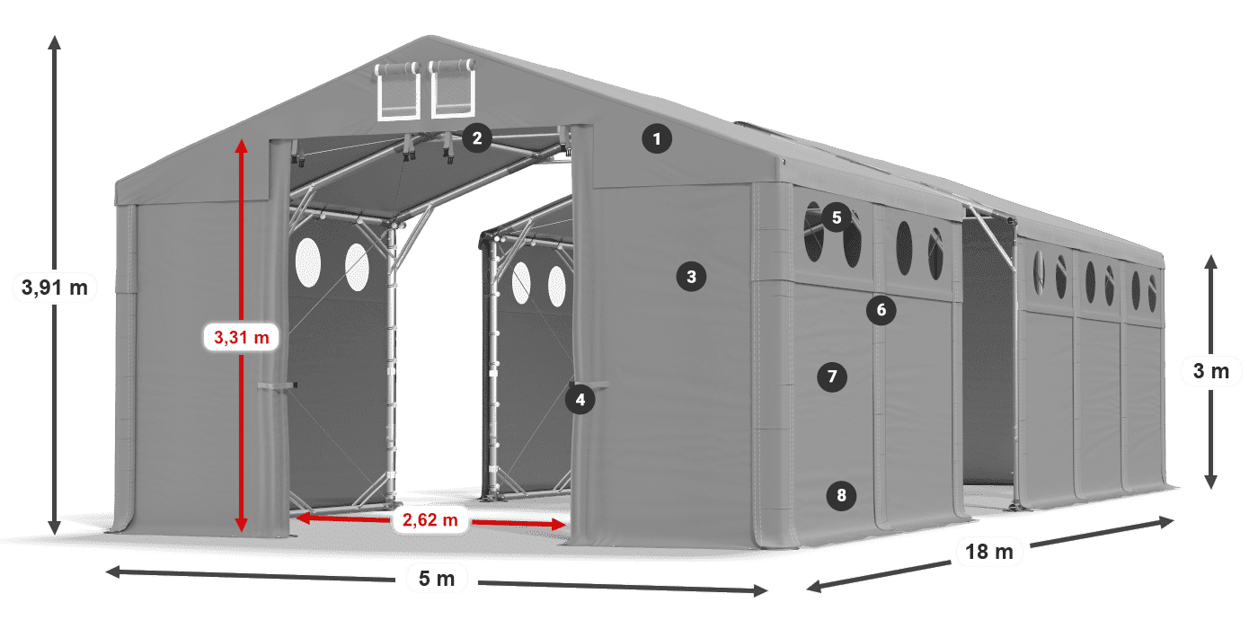MFRO 620 PVC legende 3m