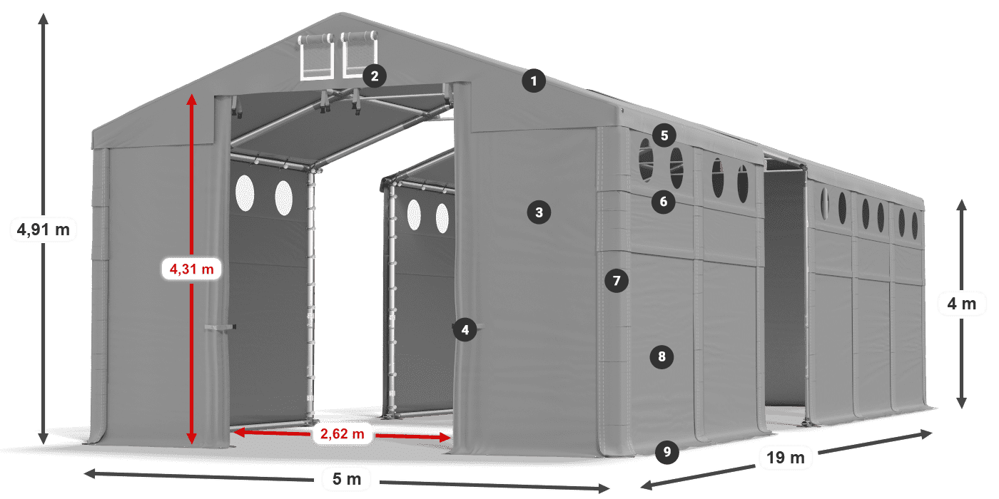 MFRO 620 PVC legende 4m
