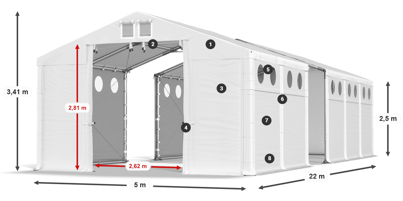 MFRO 620 PVC legende 2,5m