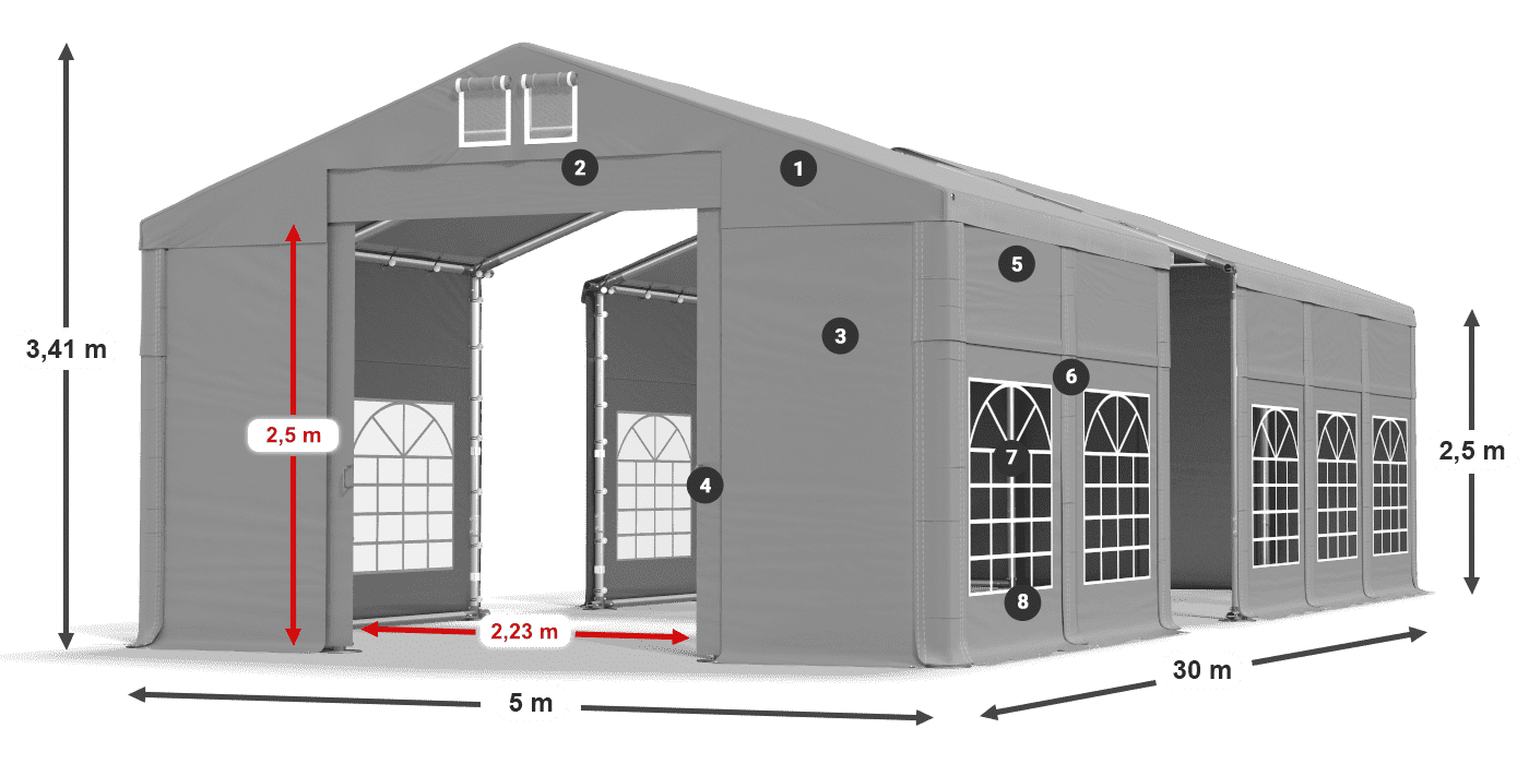 ISD 560 PVC legende 2,5m