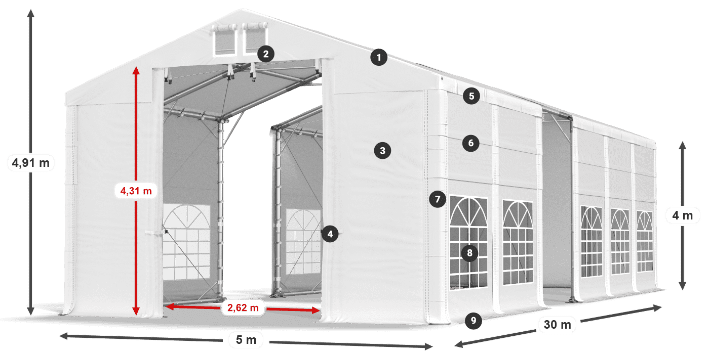 IFR 620 PVC legende 4m